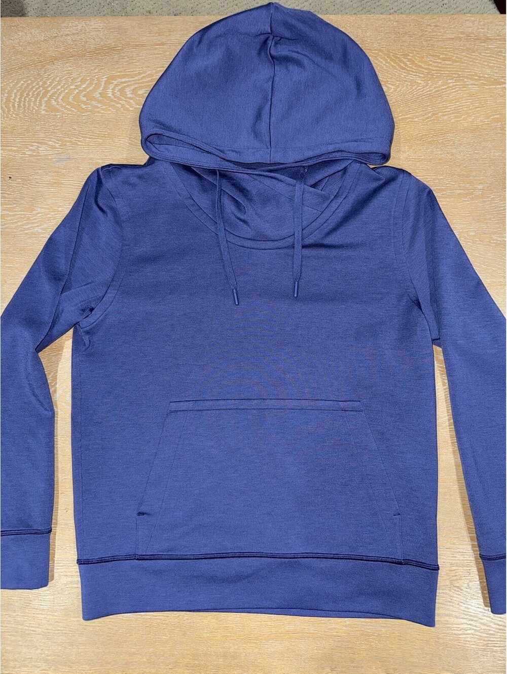 Lululemon City Sleek Hoodie Pullover Size 6 Gatsby Blue